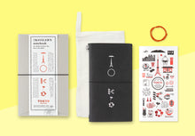 Laden Sie das Bild in den Galerie-Viewer, TRAVELER'S COMPANY – TOKYO EDITION - Traveler's Notebook Regular Black