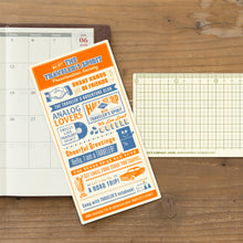 Load image into Gallery viewer, TRAVELER'S COMPANY - Traveler's Notebook Regular - 2026 Plastic Sheet