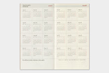 Load image into Gallery viewer, TRAVELER'S COMPANY - Traveler's Notebook Regular - 2027 Weekly Vertical Diary