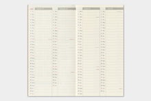 Load image into Gallery viewer, TRAVELER'S COMPANY - Traveler's Notebook Regular - 2027 Weekly Vertical Diary