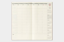 Load image into Gallery viewer, TRAVELER'S COMPANY - Traveler's Notebook Regular - 2027 Weekly Vertical Diary