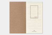 Load image into Gallery viewer, TRAVELER'S COMPANY - Traveler's Notebook Regular - 2027 Weekly Vertical Diary