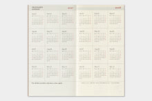 Load image into Gallery viewer, TRAVELER'S COMPANY - Traveler's Notebook Regular - 2027 Weekly Vertical Diary