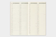 Load image into Gallery viewer, TRAVELER'S COMPANY - Traveler's Notebook Regular - 2027 Weekly Vertical Diary