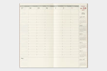 Load image into Gallery viewer, TRAVELER'S COMPANY - Traveler's Notebook Regular - 2027 Weekly Vertical Diary