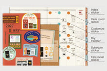 Laden Sie das Bild in den Galerie-Viewer, TRAVELER'S COMPANY - Traveler's Notebook - 2027 Individuelles Sticker-Set