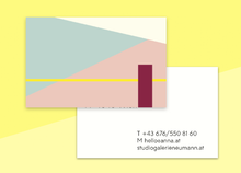 Load image into Gallery viewer, SOUS-BOIS - business cards  – "géométrique"