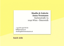 Load image into Gallery viewer, SOUS-BOIS - business cards  – "poudre"