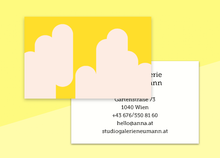 Load image into Gallery viewer, SOUS-BOIS - business cards  – "arrondi"