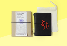 Load image into Gallery viewer, TRAVELER'S COMPANY – Traveler's Notebook Passport - Black