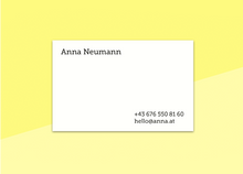 Load image into Gallery viewer, SOUS-BOIS - business cards  – "blanc #2"
