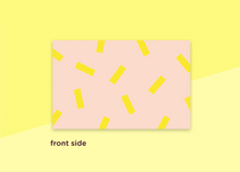 Load image into Gallery viewer, SOUS-BOIS - business cards  – "confetti jaune"