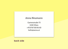 Load image into Gallery viewer, SOUS-BOIS - business cards  – "arrondi"