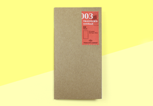 Load image into Gallery viewer, TRAVELER'S COMPANY – Traveler's Notebook Regular - 003 Blank Notebook
