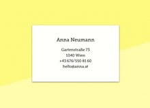 Load image into Gallery viewer, SOUS-BOIS - business cards  – "cerise"