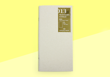 Laden Sie das Bild in den Galerie-Viewer, TRAVELER'S COMPANY – Traveler's Notebook Regular - Refill 013 - Leichtpapier Notizbuch