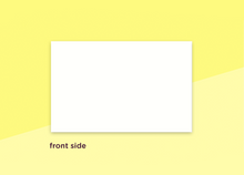 Load image into Gallery viewer, SOUS-BOIS - business cards  – "blanc #2"