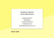 Laden Sie das Bild in den Galerie-Viewer, SOUS-BOIS - Visitenkarten - "Paillettes"
