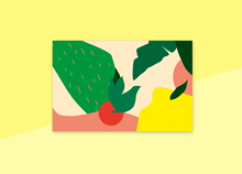 Load image into Gallery viewer, SOUS-BOIS - business cards  – "cerise"