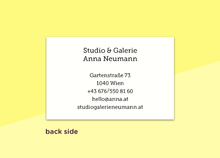 Load image into Gallery viewer, SOUS-BOIS - business cards  – "arrondi"
