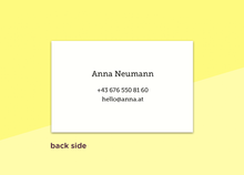 Load image into Gallery viewer, SOUS-BOIS - business cards  – "arrondi"