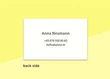 Load image into Gallery viewer, SOUS-BOIS - business cards  – "cocon"