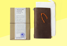 Load image into Gallery viewer, TRAVELER'S COMPANY – Traveler's Notebook Regular - Brown