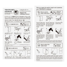 Load image into Gallery viewer, TRAVELER'S COMPANY – Traveler's Notebook Regular – 009 Repair Kit - Standard Colors
