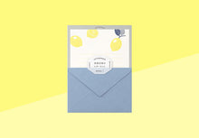 Load image into Gallery viewer, MIDORI - Letterpress Letter set - Lemon
