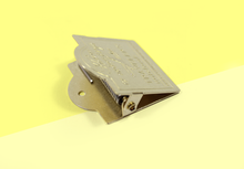 Laden Sie das Bild in den Galerie-Viewer, TRAVELER'S COMPANY - Traveler's Notebook Brass - 030 Messing Clip Airplane