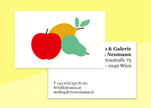 Laden Sie das Bild in den Galerie-Viewer, SOUS-BOIS - Visitenkarten – "fruits"