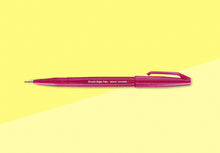 Load image into Gallery viewer, PENTEL - Touch Brush Sign Pen SES15 - Burgundy