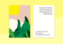 Laden Sie das Bild in den Galerie-Viewer, SOUS-BOIS - Visitenkarten - "Vogel"