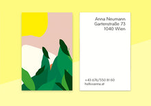 Laden Sie das Bild in den Galerie-Viewer, SOUS-BOIS - Visitenkarten - "Vogel"