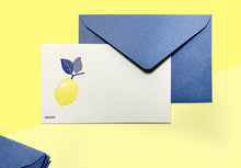 Load image into Gallery viewer, MIDORI - Card Set - Letterpress Lemon